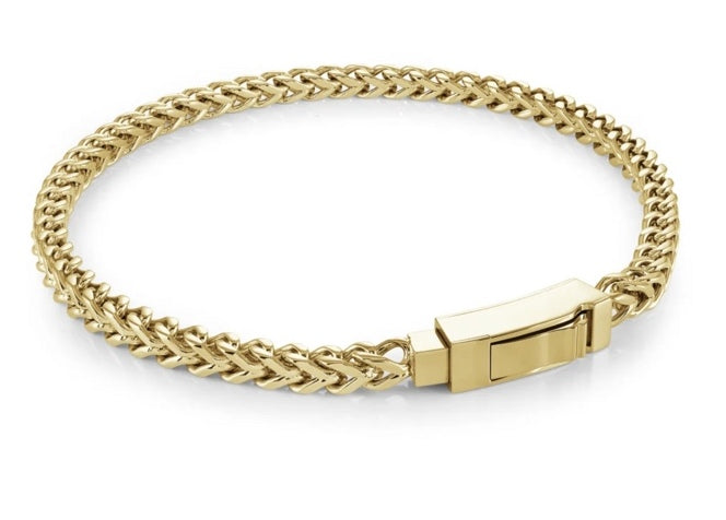Bracelet Franco 4 mm en acier inoxydable · Stainless Steel Franco Bracelet