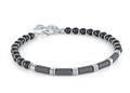 Bracelet onyx et hématite · Onyx & Hematite Bracelet