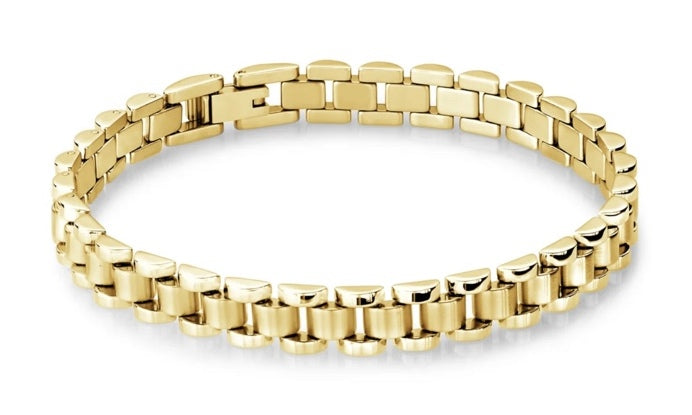 Bracelet à maillons de montre 8 mm · Stainless Steel Watch-Link Bracelet 8 mm