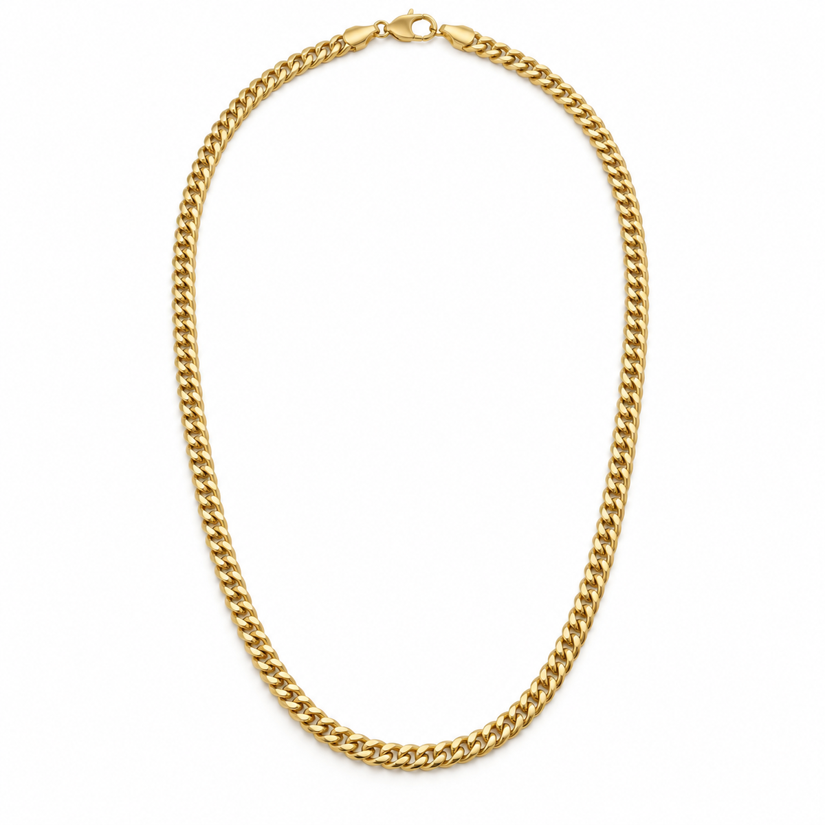 3.5 mm Miami Cuban gold necklace