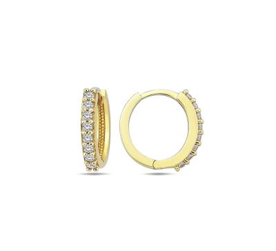Ligne scintillante — Huggies en or 10k — EE0859-01