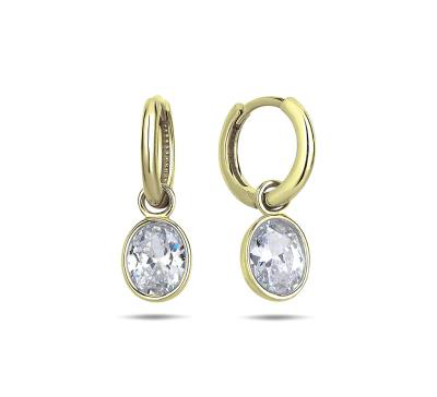 Pendants ronds — Huggies en or 10k — EE3090-01