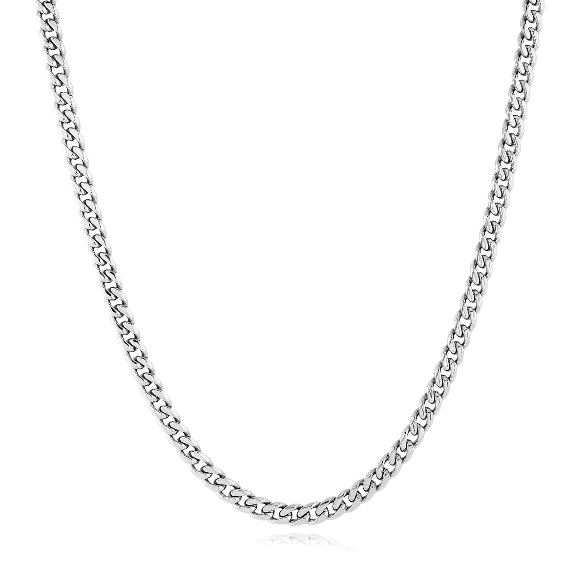 4.6 mm stainless steel Cuban chain